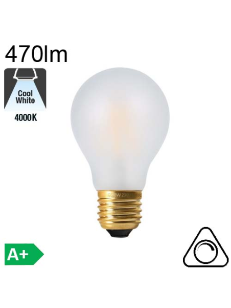 Standard Dépolie LED E27 470lm 4000K Dimmable