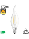 Flamme Coup de Vent LED E14 470lm 2700K Dimmable