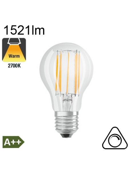 Standard LED E27 1521lm 2700K Dimmable