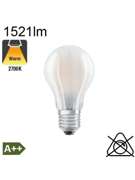 Standard Dépolie LED E27 1521lm 2700K