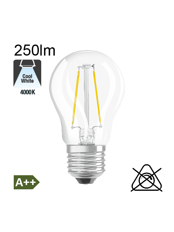 Sphérique LED E27 250lm 4000K