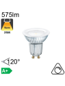 Spot LED GU10 575lm 2700K 120° Dimmable