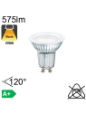 Spot LED GU10 575lm 2700K 120°