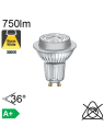 Spot LED GU10 750lm 3000K 36°