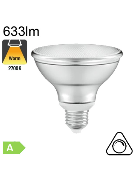 Spot PAR30 LED E27 633lm 36° 2700K Dimmable