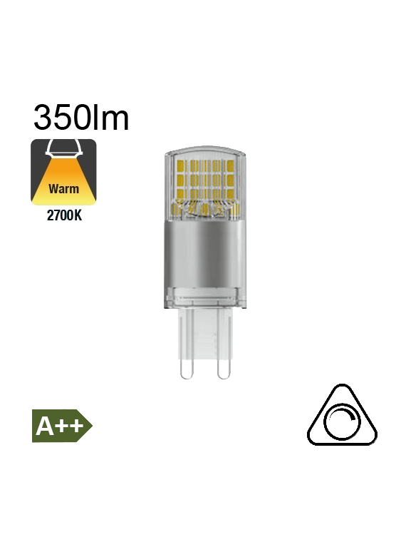 G9 LED 350lm 2700K Dimmable