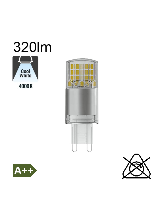 G9 LED 320lm 4000K