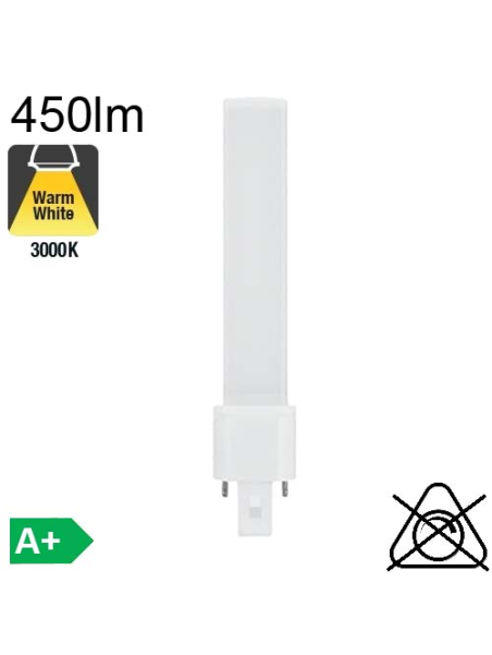 S LED G23 450lm 3000K