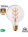 Globe Ø95 Filament Twisted LED Clair E27 5W 300lm 2200K