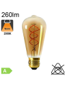 Edison ST64 Twisted LED Ambrée E27 260lm 2000K