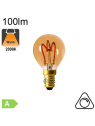 Sphérique Filament Loops LED E14 100lm 2000K Ambrée Dimmable