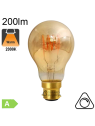 Standard Filament Loops LED B22 200lm 2000K Ambrée Dimmable