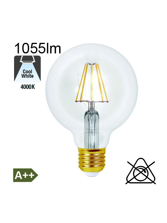 Globe Clair LED Ø95 E27 1055lm 4000K