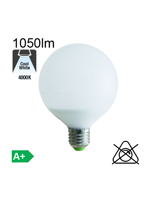 Globe LED Ø95 E27 1050lm 4000K