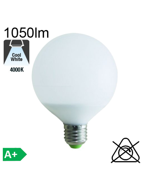 Globe LED Ø95 E27 1050lm 4000K