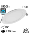 Encastré Led IP20 18W 1530lm 6500K