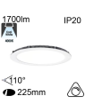 Encastré Flat Led IP20 20W 1700lm 4000K Dimmable