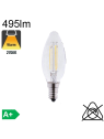 Flamme LED E14 495lm 2700K