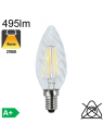 Flamme torsadée LED E14 495lm 2700K