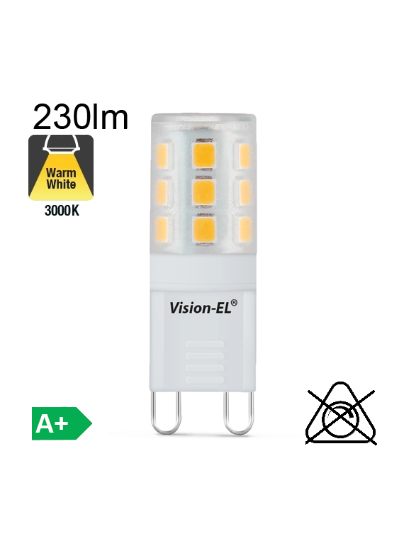 G9 LED 230lm 3000K