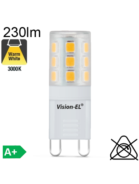 G9 LED 230lm 3000K