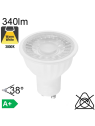 Spot LED GU10 340lm 3000K 38°