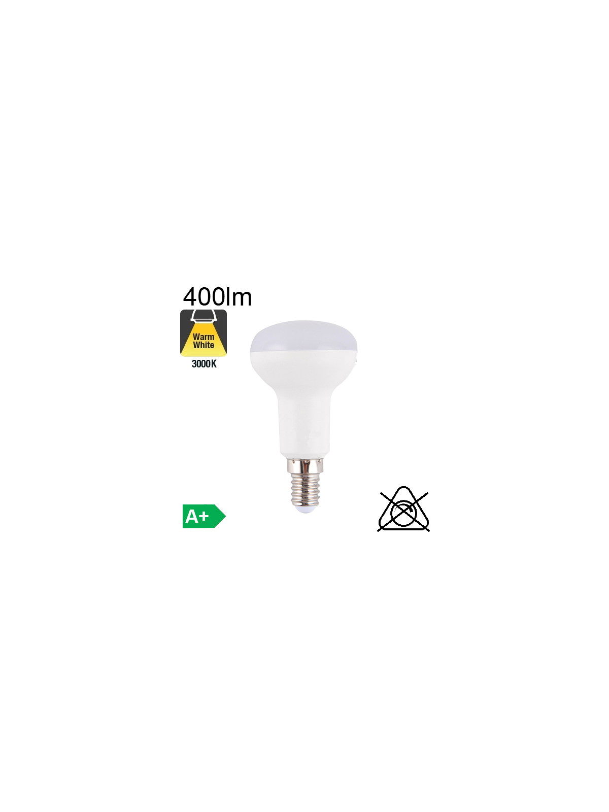 Spot R50 LED E14 400lm 3000K