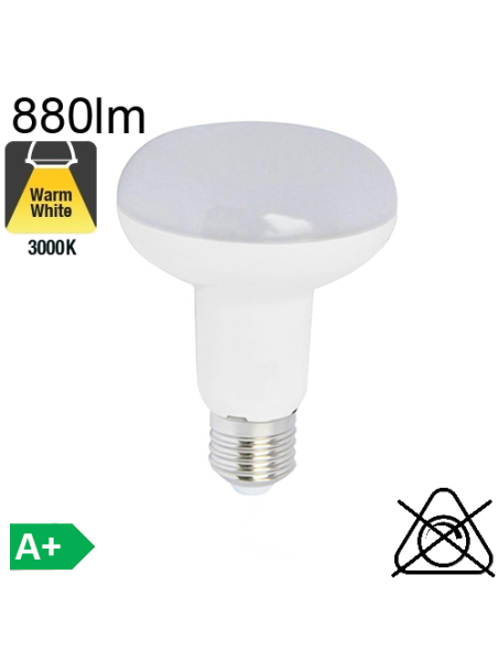 Spot R80 LED E27 880lm 3000K