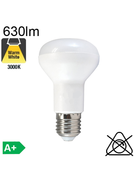 Spot R63 LED E27 630lm 3000K