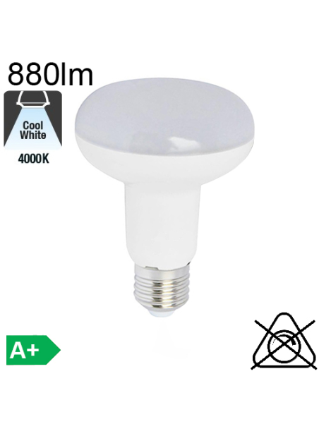 Spot R80 LED E27 880lm 4000K