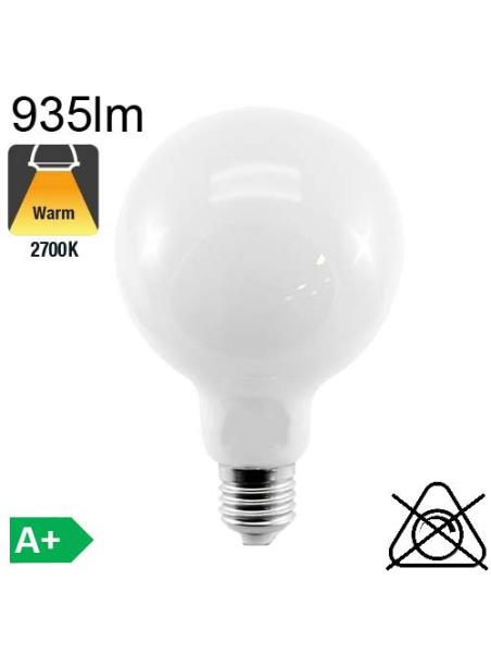 Globe Dépoli LED Ø95 E27 935lm 2700K