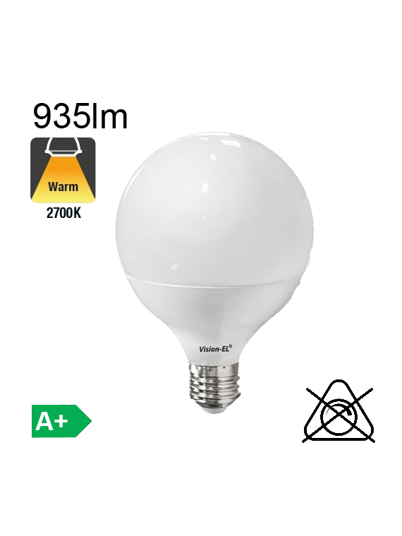 Globe LED Ø95 E27 1055lm 3000K