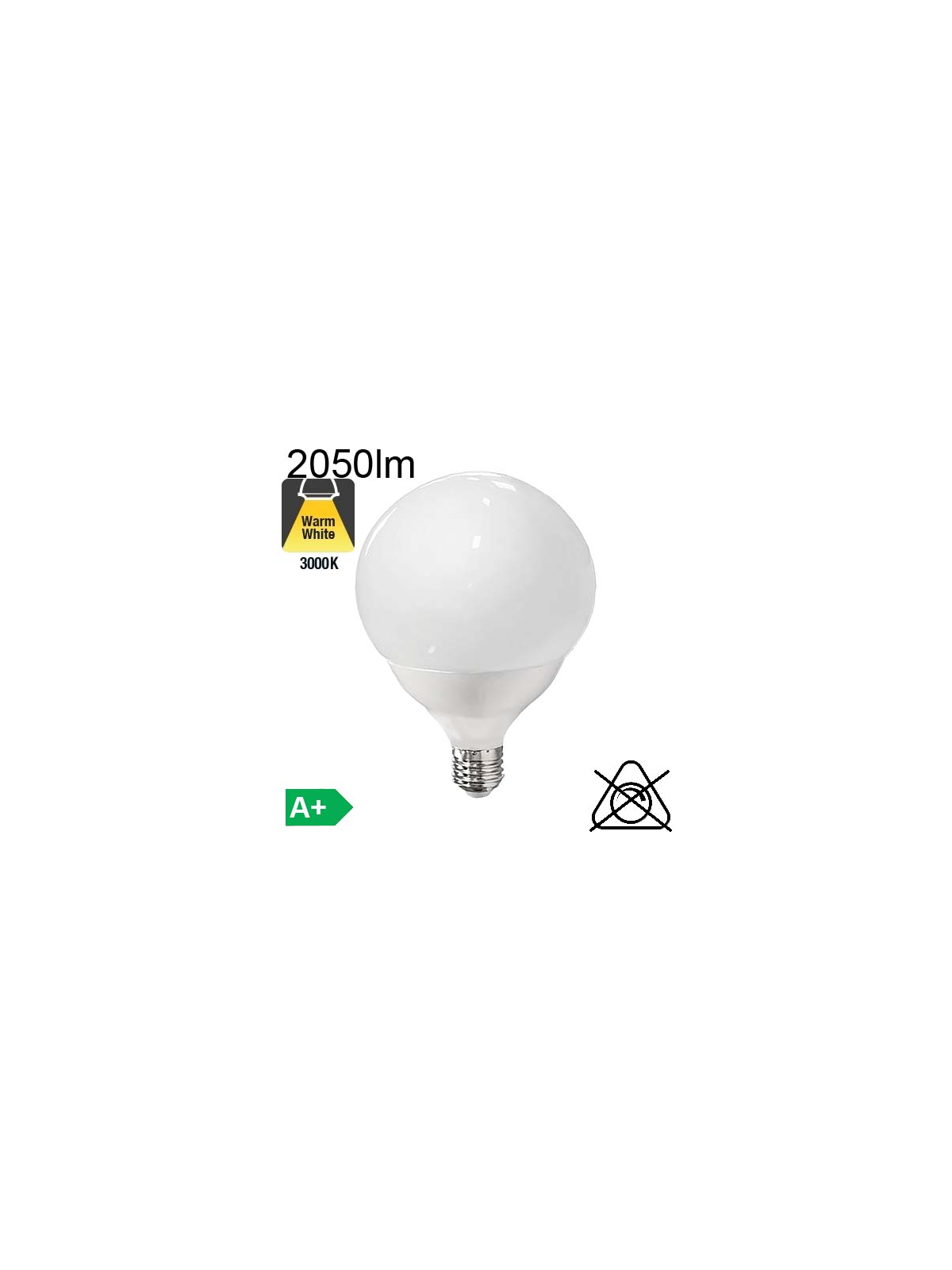 Globe LED Ø120 E27 2050lm 3000K