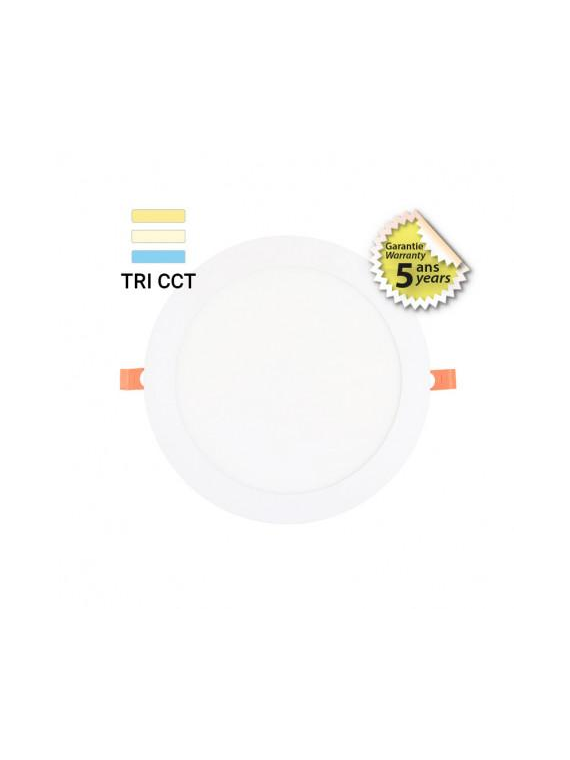 PLAFONNIER LED BLANC Ø175 12W CCT GARANTIE 5 ANS