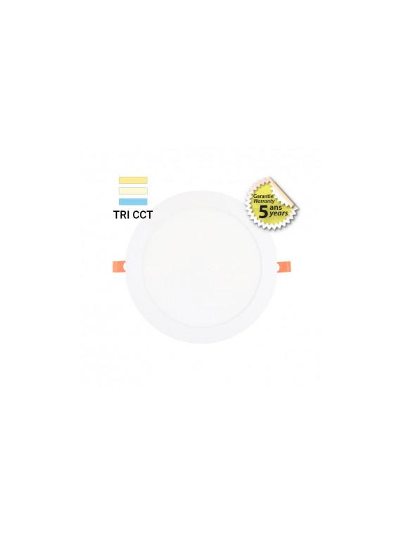 PLAFONNIER LED BLANC Ø175 15W CCT GARANTIE 5 ANS